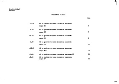 Состав фльбома. Типовой проект П-2-150(501-9-32.87)Альбом 5 Спецификация оборудования