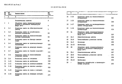 Состав фльбома. Типовой проект 503-1-97.91Альбом 8 Сметы, книги 1, 2      