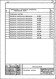 Состав фльбома. Типовой проект 503-2-38.89Альбом 4 Ведомости потребности в материалах.     