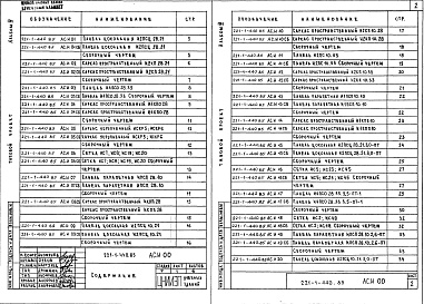 Состав фльбома. Типовой проект 221-1-440.85Альбом 4 Изделия заводского изготовления.    