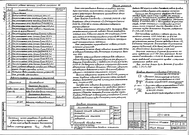 Состав фльбома. Типовой проект 221-1-480.86Альбом 4 Электротехнические чертежи Часть 1, 2