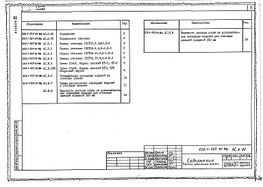 Состав фльбома. Типовой проект 222-1-457.01.86Альбом 3 Изделия заводского изготовления