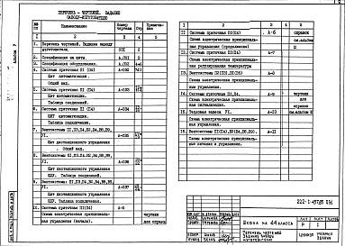 Состав фльбома. Типовой проект 222-1-457.85Альбом 5 Чертежи задания заводу-изготовителю.