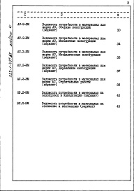 Состав фльбома. Типовой проект 222-1-457.85Альбом 6 Ведомость потребности в материалах.