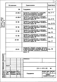 Состав фльбома. Типовой проект 224-1-454.85Альбом 5 Ведомости потребности в материалах    