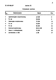 Состав фльбома. Типовой проект 507-93.87Альбом 7 Ведомости потребности в материалах