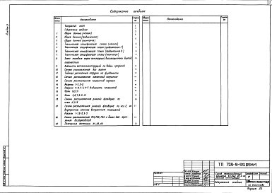 Состав фльбома. Типовой проект 709-9-99.89Альбом 3 Конструкции металлические     