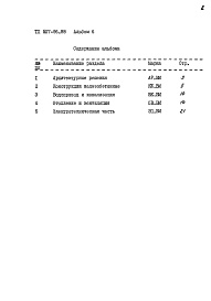 Состав фльбома. Типовой проект 507-96.88Альбом 6 Ведомости потребности в материалах