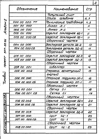 Состав фльбома. Типовой проект 507-88.86Альбом 2 Изделия заводского изготовления