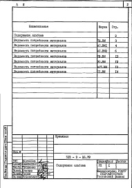 Состав фльбома. Типовой проект 503-9-26.89Альбом 3 Ведомости потребности в материалах  