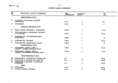 Состав фльбома. Типовой проект 503-6-4Альбом 6 Заказные спецификации   