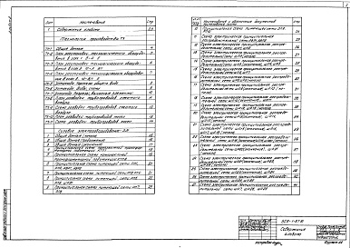 Состав фльбома. Типовой проект 503-1-97.91Альбом 2 Технология производства. Силовое электрооборудование. Электрическое освещения. Связь и сигнализация    