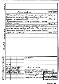 Состав фльбома. Типовой проект 416-4-110.86Альбом 5 Задание заводу-изготовителю на электрооборудование и автоматизацию санитарно-технических систем     