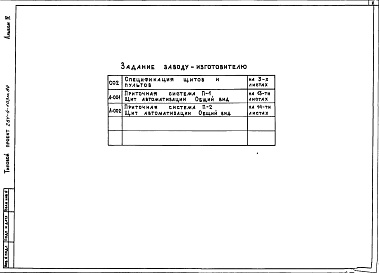 Состав фльбома. Типовой проект 284-4-103м.84Альбом 4 Чертежи задания заводу-изготовителю