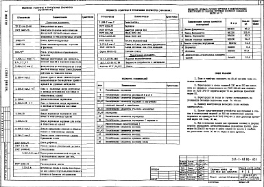 Состав фльбома. Типовой проект 241-1-63.86Альбом 1 Общая часть. Архитектурно-строительные решения  ниже отметки 0.000. (основное решение)