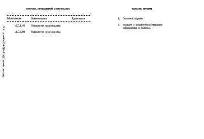 Состав фльбома. Типовой проект 224-1-430.84Альбом 5 Спецификации оборудования.     Часть 1 Технологическое оборудование.   