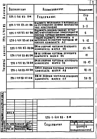 Состав фльбома. Типовой проект 224-1-411.83Альбом 11 Ведомости потребности в материалах     