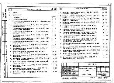 Состав фльбома. Типовой проект 111-152-13/1Альбом 23 Внутренние стеновые панели (Р10.2-1)