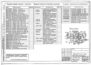 Состав фльбома. Типовой проект 212-3-17Альбом 2 Отопление и вентиляция.