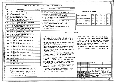 Состав фльбома. Типовой проект 212-3-17Альбом 5 Электрическое освещение и силовое электрооборудование. Связь и сигнализация