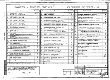 Состав фльбома. Типовой проект 264-20-95.88Альбом 1 Архитектурно-строительные и технологические чертежи, кинотехнология, кинотехника. Часть 1