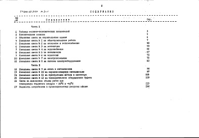 Состав фльбома. Типовой проект 264-22-31.87Альбом 5 Часть 1. Сметы