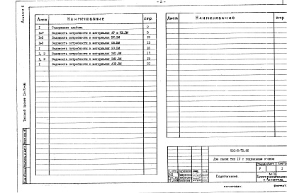 Состав фльбома. Типовой проект 501-5-72.86Альбом 6 Ведомости потребности в материалах