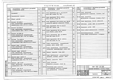 Состав фльбома. Типовой проект 501-09-35.88Альбом 1 Пояснительная записка