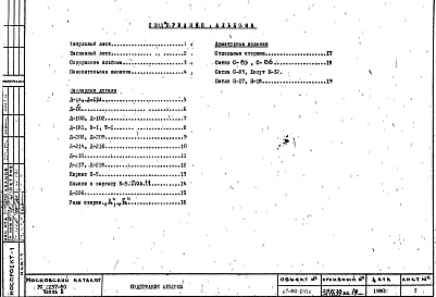 Состав фльбома. Шифр РС 2257-80Альбом 3  Арматурные изделия и закладные детали Часть 3
