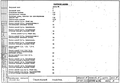 Состав фльбома. Шифр РС4191-80 ВертикальныеАльбом 1 Рабочие чертежи