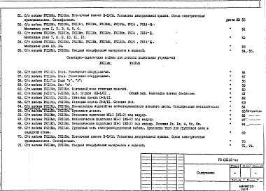 Состав фльбома. Шифр РС 03105Альбом 1 Рабочие чертежи