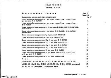 Состав фльбома. Шифр РМ-716 МеталлическиеАльбом 1 Рабочие чертежи