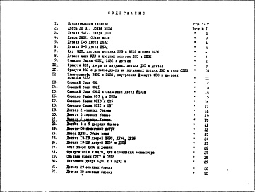 Состав фльбома. Шифр НК-143-22 СтолярныеАльбом 1 Рабочие чертежи