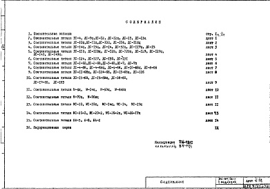 Состав фльбома. Шифр НК-187-10 ИзделияАльбом 1 Рабочие чертежи