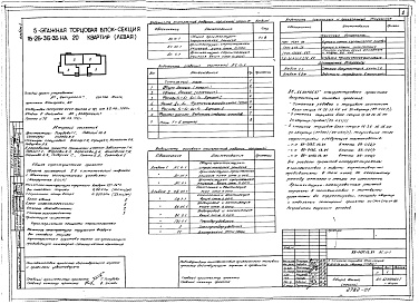 Состав фльбома. Типовой проект 89-0137.13.91Альбом 1 Общие архитектурно-строительные решения. Архитектурно-строительные решения ниже отм. 0.000. Архитектурно-строительные решения выше отм. 0.000