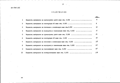 Состав фльбома. Типовой проект 90-066.86Альбом 14 Ведомость потребности в материалах (ВМ.1-1)