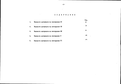 Состав фльбома. Типовой проект 90-0234.13.88Альбом 9 Ведомость потребности в материалах (ВМ.1-1)