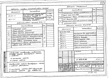 Состав фльбома. Типовой проект 90-0273.13.89Альбом 2 АС.01-1.1 Архитектурно-строительные решения ниже отм. 0.000. Структурное построение фасадов №1. АС.1-1.1 Архитектурно-строительные решения выше отм. 0.000. Структурное построение фасадов №1