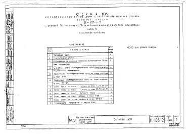 Состав фльбома. Типовой проект 111-108-2Альбом 9 Слаботочные устройства (часть 6)