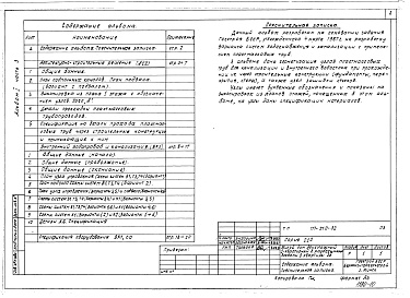 Состав фльбома. Типовой проект 111-210-32Альбом 1 Часть 3 Вариант системы водоснабжения и канализации с применением пластмассовых труб