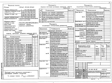 Состав фльбома. Типовой проект 114-85-58.87Альбом АС.01-2 Архитектурно-строительные решения ниже отм.0.000. Свайные фундаменты.