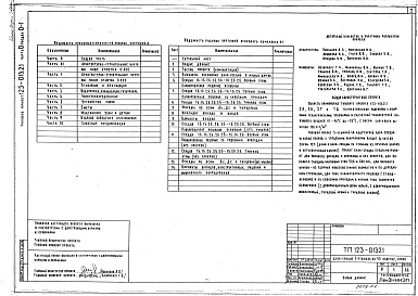 Состав фльбома. Типовой проект 123-013.2.1Альбом 1 Общая часть. Общая характеристика проекта (часть 0, раздел 0-1)