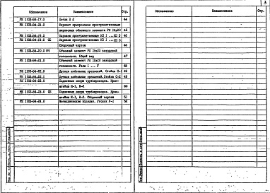 Состав фльбома. Шифр РК 1103-84Альбом 1 Рабочие чертежи 