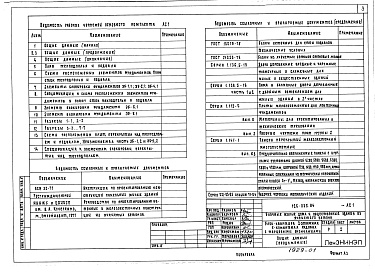 Состав фльбома. Типовой проект 126-055.84Альбом 1 Архитектурно-строительные решения