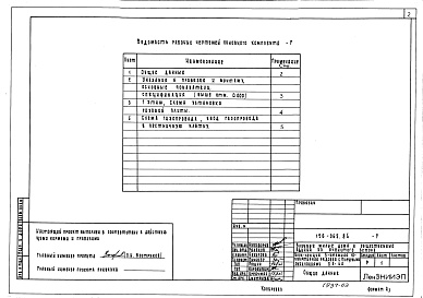 Состав фльбома. Типовой проект 126-065.84Альбом 3 Газопровод 