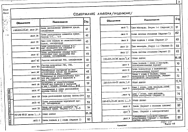 Состав фльбома. Типовой проект 143-216-10Альбом 1 Архитектурно-строительные чертежи. Чертежи по инженерному оборудованию