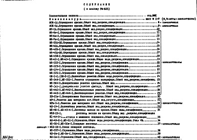 Состав фльбома. Шифр РМ-825 МеталлическиеАльбом 1 Рабочие чертежи 