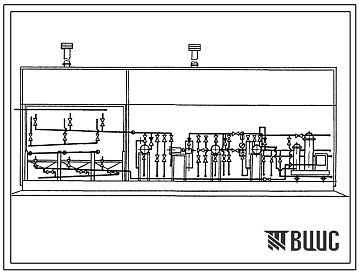Фасады Типовой проект 402-22-65.86 Блок-бокс насосной масел на 3 и 4 насоса Ш8-25-5,8/2,5Б-1 с маслоочистительной установкой