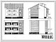 Фасады Типовой проект 114-89-87.83 Четырехквартирный жилой дом для сельской амбулатории на 100 посещений в смену