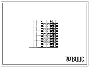 Фасады Типовой проект 90-060.85 Девятиэтажная блок-секция торцевая правая на 36 квартир